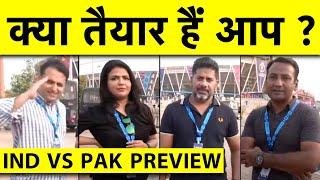 🔴LIVE VIKRANT  SWETA  NIKHIL  RAHUL IN AHMEDABAD  INDIA VS PAKISTAN PREVIEW [upl. by Eelyrehc]