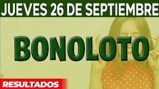 Resultado del sorteo Bonoloto del Jueves 26 de Septiembre del 2024 [upl. by Binette501]