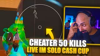 🤬😰CHEATER macht 50 KILLS im Solo Cash Cup [upl. by Naujal]