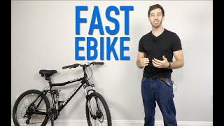 How to build a DIY 40 mph electric bicycle [upl. by Neeluqcaj]