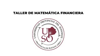 MATEMATICA FINANCIERA  VIDEO 1 [upl. by Haidabej497]