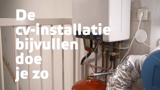 De cvinstallatie bijvullen doe je zo [upl. by Hoseia210]