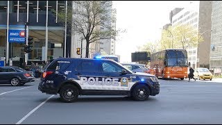 SPVM MONTREAL POLICE RESPONDS TO CALLS  LE SERVICE DE POLICE RÉPONDS À DES APPELS  MPDSPVM  20X [upl. by Amoihc]