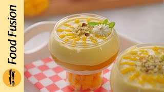 Mango Cream Recipe By Food Fusion [upl. by Naasah]