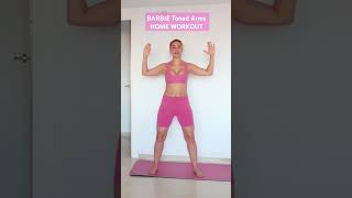 Sculpt Barbie TONED ARMS with these moves homeworkout sculptedarms barbieworkout [upl. by Bosson281]