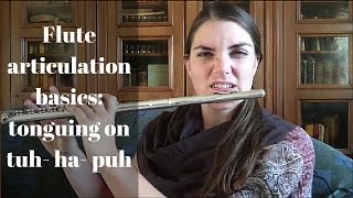 Flute articulation basics tonguing on tuhhapuh [upl. by Ah]