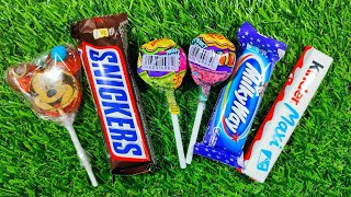 Satisfying video Asmr Lollipops candy and chocolate Gummy candy Cutting video [upl. by Lyell]