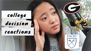 college decision reactions uga georgia tech emory [upl. by Leifer]