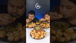 1 Minute Me 20 Spicy Pani Puri Challenge  Spicy Matka Golgappa Challenge shorts foodchallenge [upl. by Arabelle]