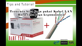 Cara Installasi IP Camera dengan Kabel Lan  Setting CCTV Menggunakan Kabel Jaringan [upl. by Dorita]