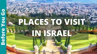 Israel Travel Guide 11 Tourist Places to Visit in Israel amp Things to Do [upl. by Anelhtak]