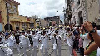 El capitán Pretoriano 2015 Banda Elite Colegio San Sebastian [upl. by Narag]