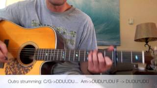 Catfish and the Bottlemen  Pacifier Acoustic Guitar Lesson Part 2 [upl. by Jessee]