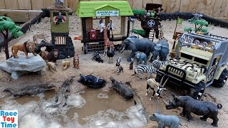 Safari Animals Rescue Adventure Fun Toys For Kids [upl. by Raynata]