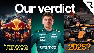 Our verdict on Red Bull dysfunction Verstappen to Aston and early F1 2025 predictions [upl. by Atile]