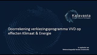 Presentatie Wetenschappelijk Bureau GroenLinks doorrekening verkiezingsprogramma VVD [upl. by Ognimod]