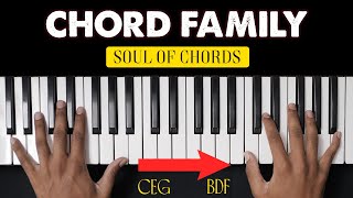 🔥Chord Family in PianoKeyboard  Hindi Tutorial [upl. by Nolad964]