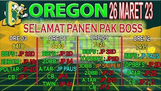 PREDIKSI OREGON HARI INI BOCORAN OREGON 26 MARET 2022 OREGON 3  OREGON 6  OREGON 9 OREGON12 [upl. by Annayhs131]