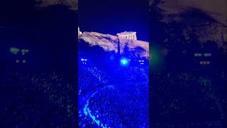 Concert below Acropolis 🇬🇷 Athens Greece [upl. by Vinay]