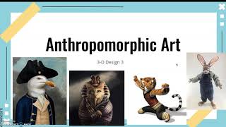 Anthropomorphism in Art introduction [upl. by Yenettirb]