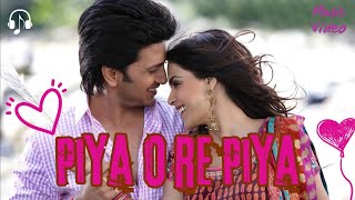 Piya O Re Piya Lyrical  Tere Naal Love Ho Gaya  Riteish Deshmukh Genelia  Atif Aslam Shreya [upl. by Adnolahs]