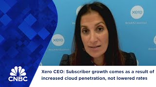 Xero CEO Subscriber growth comes as a result of increased cloud penetration not lowered rates [upl. by Wj]