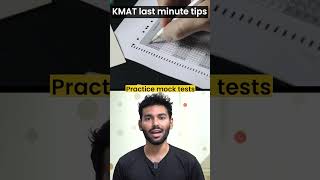 Last Minute Tips to Crack KMAT 2023 Exam shorts [upl. by Ciryl]