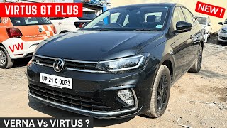 New Volkswagen Virtus GT Plus 2024  OnRoad Price Features Interiors  Hyundai Verna 2024 Killer [upl. by Adnamal]