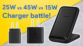 Samsung Galaxy S20 Ultra 45W vs 25W vs 15W Charging Speed Comparison [upl. by Asenaj]