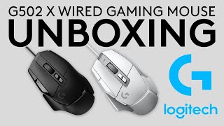 Logitech G502 X WIRED Gaming Mouse UNBOXING [upl. by Ramses500]