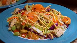 Asian Chicken Salad Recipe • A Healthy amp Flavorful Salad  Episode 278 [upl. by Reitrac]