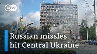 Russian missiles hit central Ukrainian city Vinnytsia killing at least 12  Ukraine latest [upl. by Eelrac482]