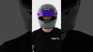 ZR72 MATTE GREY  FIA amp SNELL APPROVED HELMET [upl. by Stead]