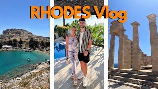 RHODES VLOG  Spend a week in Rhodes with us [upl. by Lewls483]