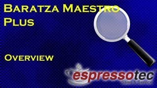 Baratza Maestro Plus Grinder Overview [upl. by Nosle]