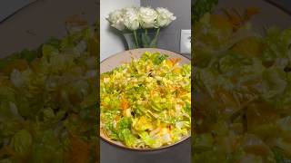 🍊 Orangensalat salat einfacherezepte viralshorts foodie asmr [upl. by Ellebana]