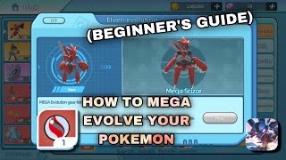 HOW TO MEGA EVOLVE YOUR POKEMON IN 精靈探險家 ELF EXPLORER FULL GUIDE [upl. by Ysiad]