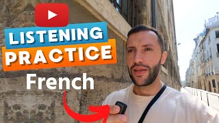 Easy French in Paris Listening Practice  Episode 9 FREN Subtitles Native French listening [upl. by Lezley]