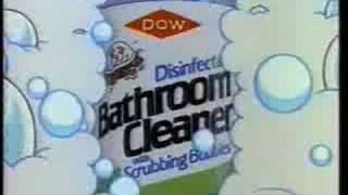 Dow Bathroom cleaner commercial with scrubbing bubbles [upl. by Gilman766]