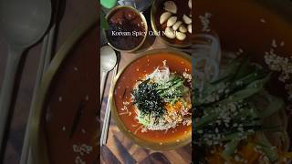 Korean Spicy Cold Noodle  Naeng Mul Guksu koreanfood dailycooking dinnerideas noodlesrecipe [upl. by Eicyal]