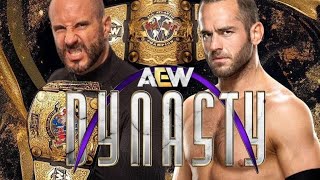 Claudio Castongnoli vs Roderick Strong AEW International Championship AEW Dynasty [upl. by Cirle]