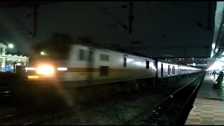 2 in 1  Blasting Night Trains  Anuvrat Express amp Tbm Ntsk Express  St Thomas Mount [upl. by Pettit628]