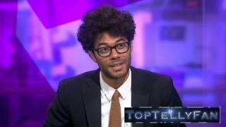 Richard Ayoade gives a rare interview Channel 4 News 211014 [upl. by Edwin]