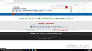 How to download pay slipannual salary statement on ihrms punjab from emplyee ID [upl. by Hiroko328]