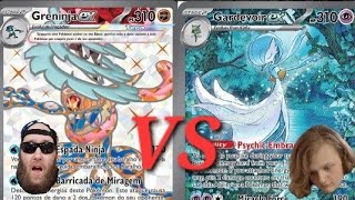 Table Top Pokemon Greninja ex VS Gardevoir ex [upl. by Stafani226]