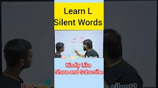 Learn L Silent Words  pronunciation english education spokenenglish vocabulary upsc grammar [upl. by Reichert238]