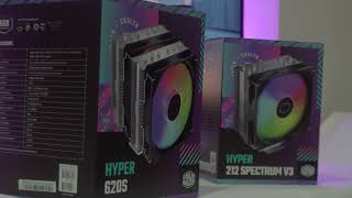 Cooler Master Hyper 212 Spectrum V3 amp Hyper 620S Review [upl. by Ballard]