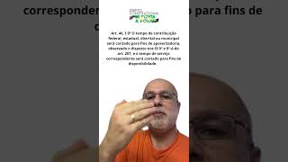 Bora estudar o artigo Art 40 § 9º da CF [upl. by Milli]