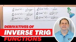 Take Derivatives of Inverse Trig Functions ArcSin ArcCos  2 [upl. by Eemla62]