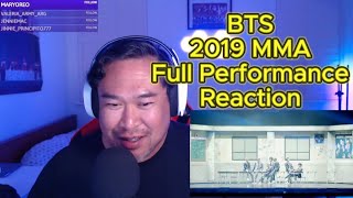 2019 BTS MMA Full Performance Livestream Reaction [upl. by Euqinna]